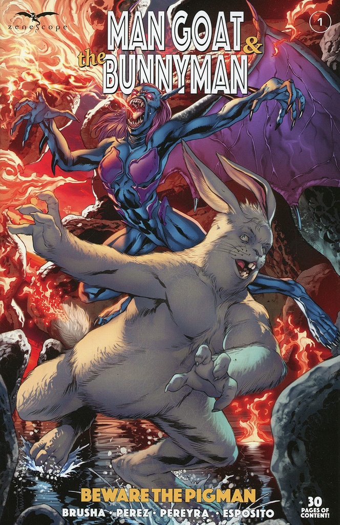 Man Goat & The Bunnyman: Beware of The Pigman #1 of 3 (Cover B Igor Vitorino)