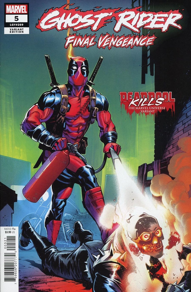 Ghost Rider: Final Vengeance #5 (Jonas Scharf Deadpool Kills The Marvel Universe Variant)