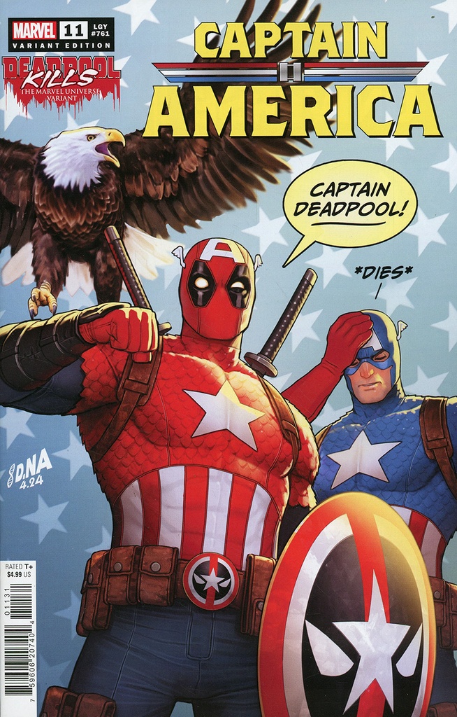 Captain America #11 (David Nakayama Deadpool Kills The Marvel Universe Variant)