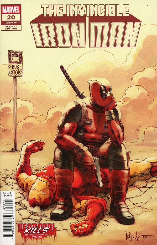 Invincible Iron Man #20 (Dave Wachter Deadpool Kills The Marvel Universe Variant)