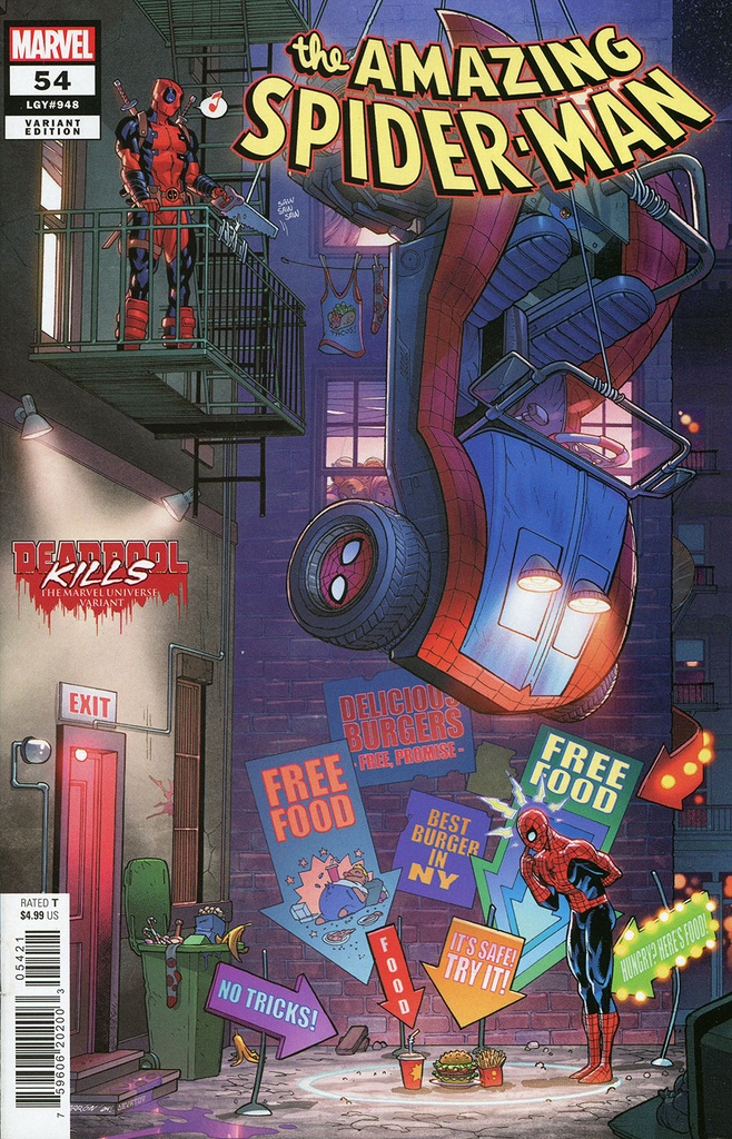 Amazing Spider-Man #54 (Deadpool Kills The Marvel Universe Variant)