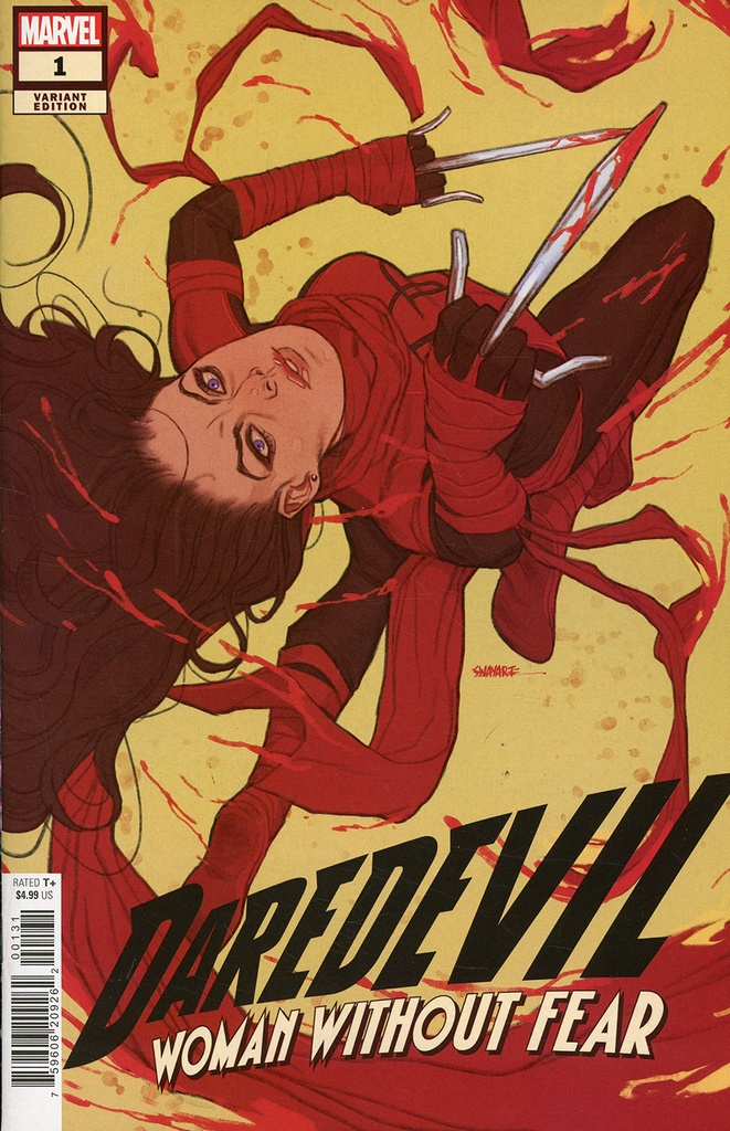 Daredevil: Woman Without Fear #1 (Joshua Swaby Daredevil Variant)