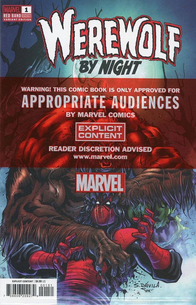Werewolf by Night: Red Band #1 (Sergio Davila Variant)