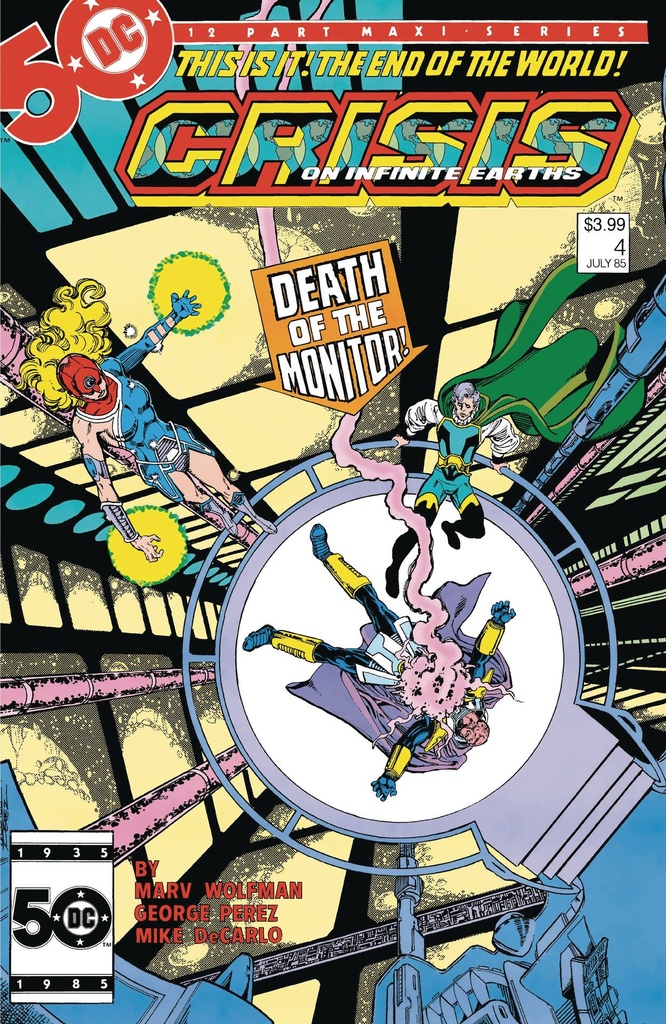 Crisis On Infinite Earths #4 (Facsimile Edition Cover A George Perez)