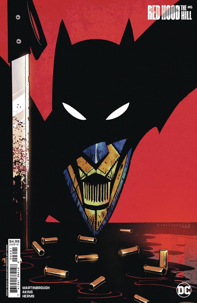 Red Hood: The Hill #6 of 6 (Cover B Shawn Martinbrough Card Stock Variant)