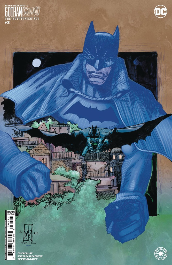 Batman: Gotham by Gaslight - The Kryptonian Age #2 of 12 (Cover C Denys Cowan Card Stock Variant)
