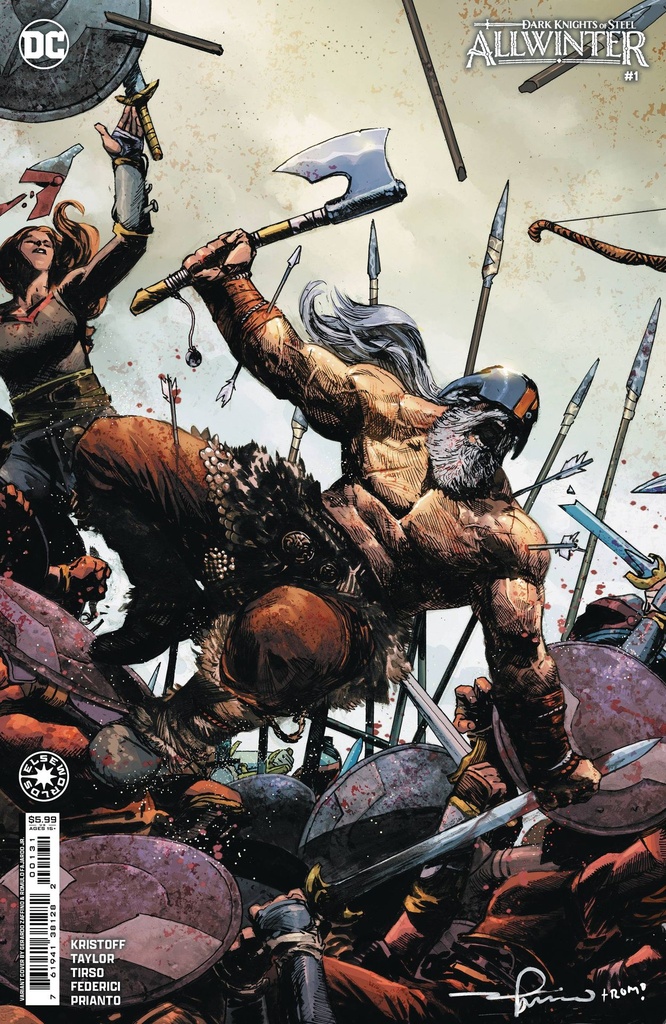 Dark Knights of Steel: Allwinter #1 of 6 (Cover B Gerardo Zaffino Card Stock Variant)