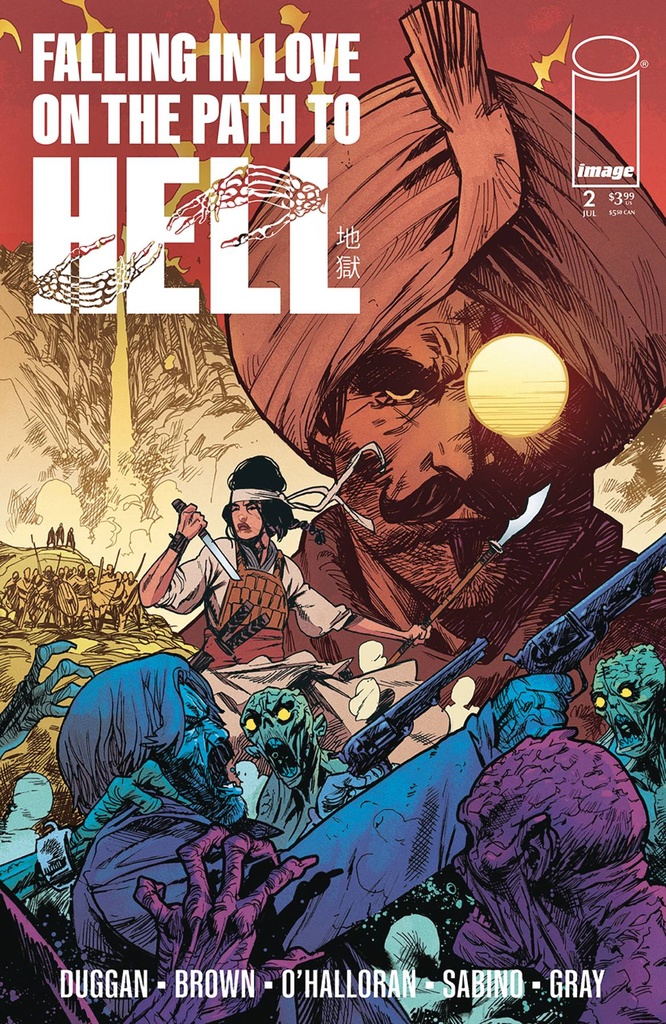 Falling in Love on the Path to Hell #2 (Cover A Garry Brown & Chris O’Halloran)