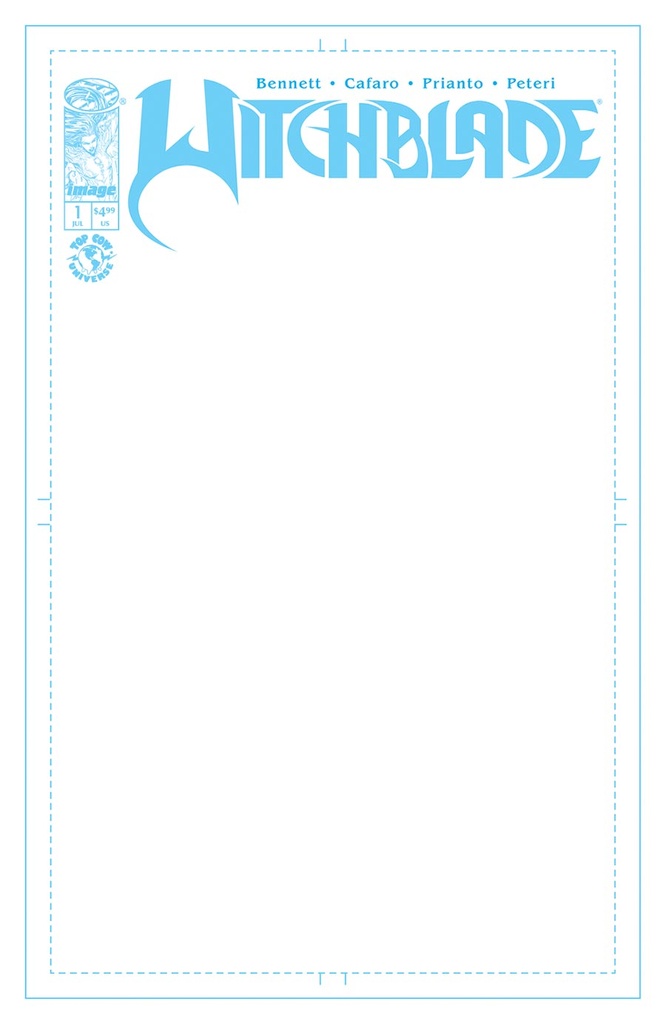 Witchblade #1 (Cover C Blank Sketch Variant)