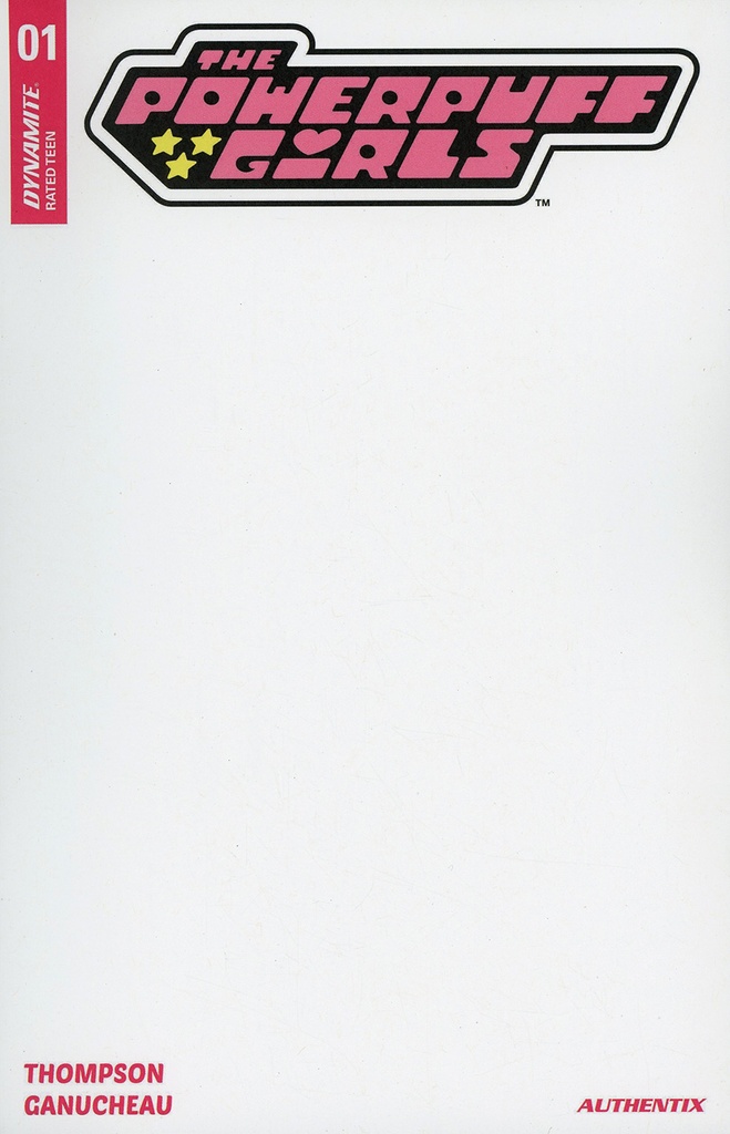 Powerpuff Girls #1 (Cover G Blank Authentix Variant)