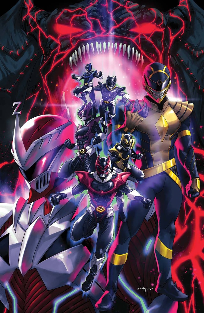 Mighty Morphin Power Rangers: Darkest Hour #1 (Cover E Santa Fung Spoiler Variant)