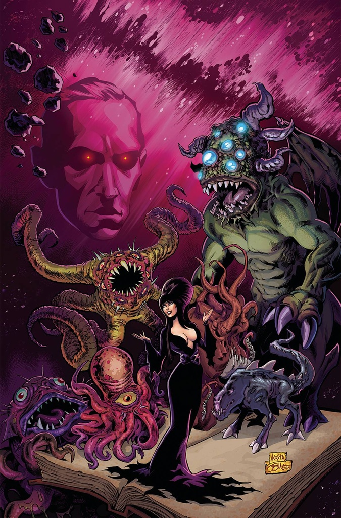 Elvira Meets H.P. Lovecraft #5 (Cover E Dave Acosta Limited Virgin Variant)