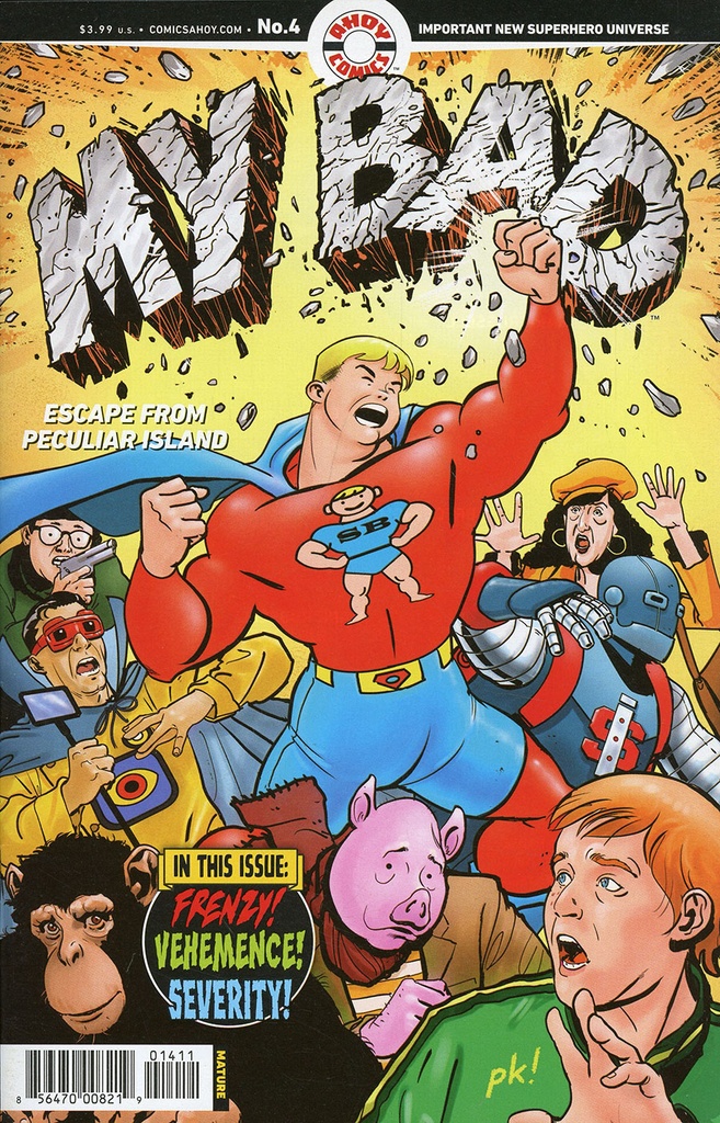 My Bad: Escape from Peculiar Island #4 (Cover A Peter Krause)