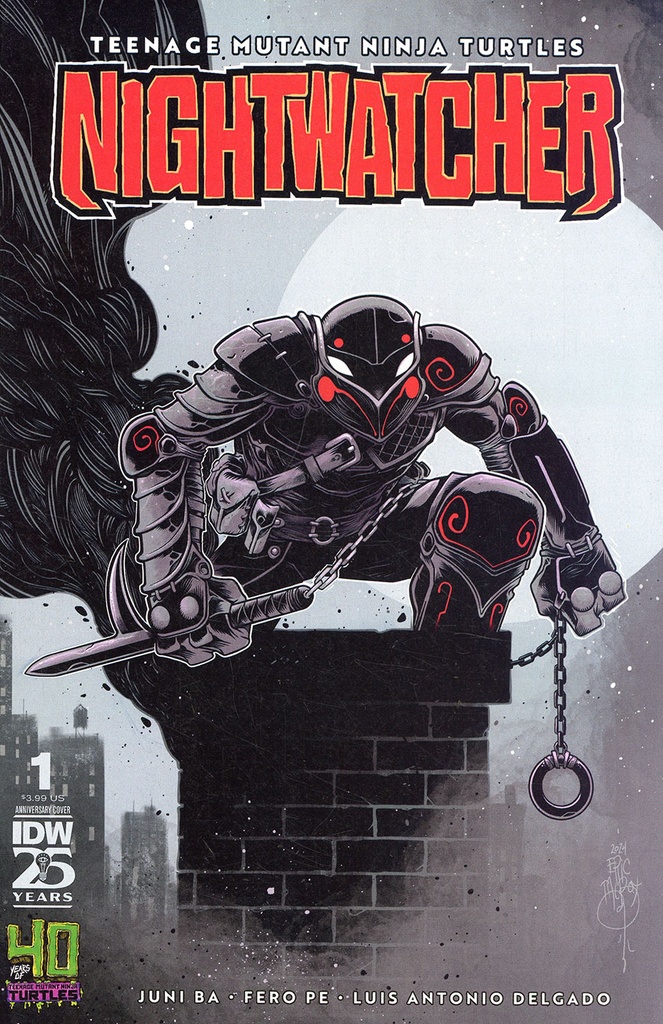 Teenage Mutant Ninja Turtles: Nightwatcher #1 (Cover D Eric Talbot 40th Anniversary Variant)