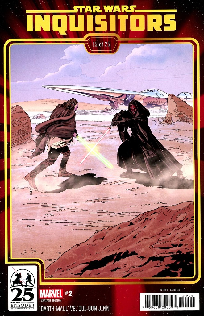 Star Wars: Inquisitors #2 of 4 (Chris Sprouse The Phantom Menace 25th Anniversary Variant)