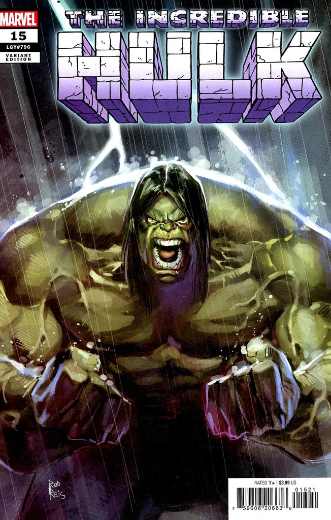 Incredible Hulk #15 (Rod Reis Variant)
