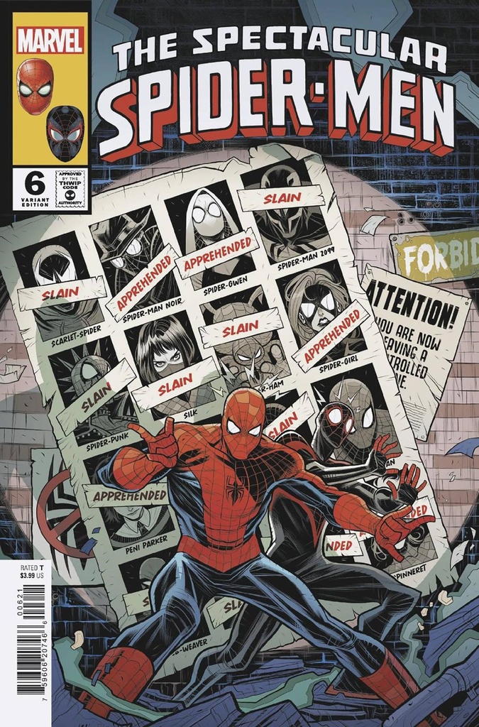 Spectacular Spider-Men #6 (Elizabeth Torque Homage Variant)
