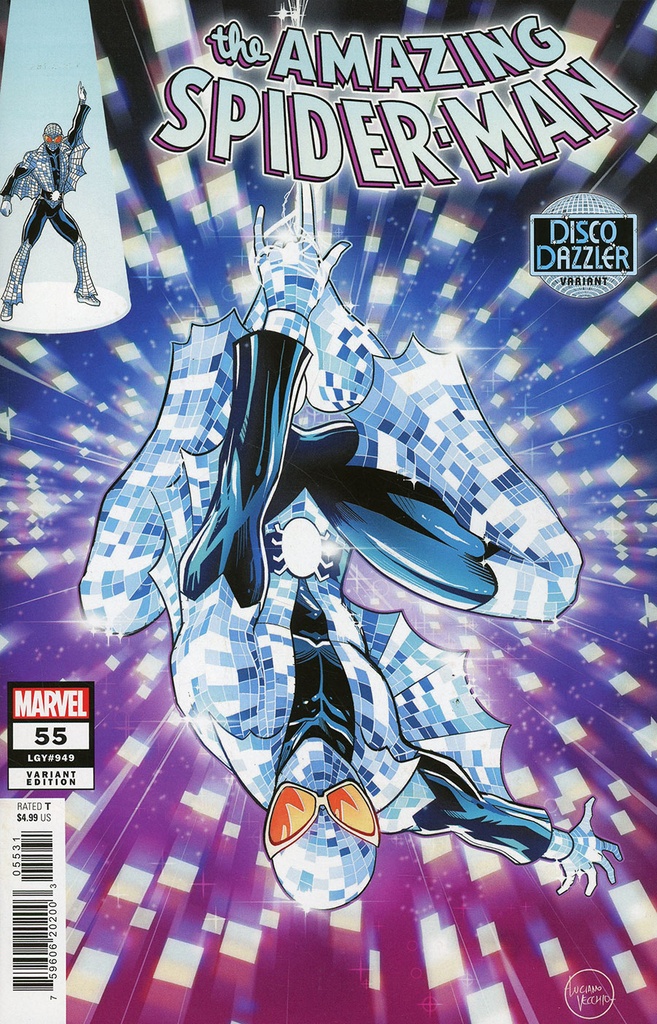 Amazing Spider-Man #55 (Luciano Vecchio Disco Dazzler Variant)