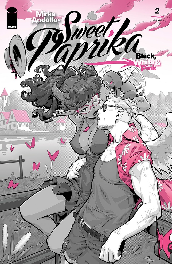 Sweet Paprika: Black, White & Pink #2 (Cover B Xongbros)