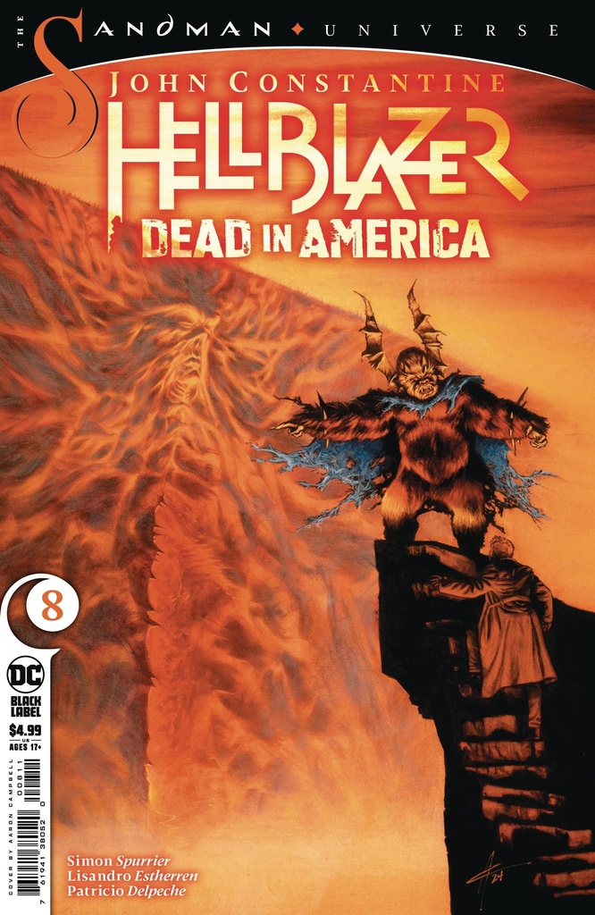 John Constantine, Hellblazer: Dead in America #8 of 11 (Cover A Aaron Campbell)