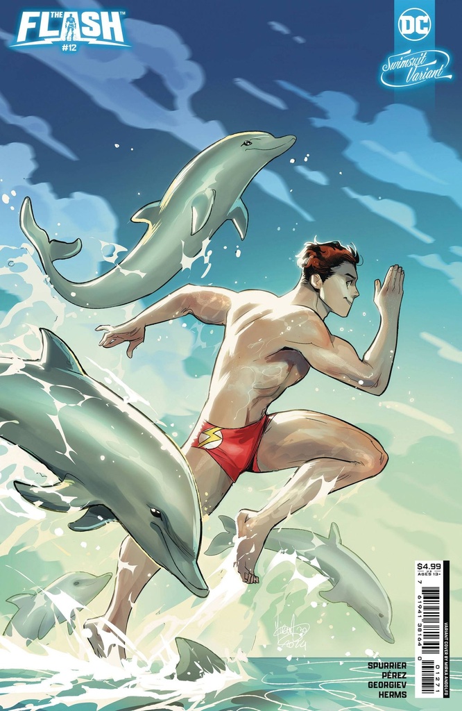 The Flash #12 (Cover E Mirka Andolfo Swimsuit Card Stock Variant)