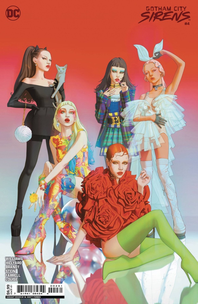 Gotham City Sirens #4 of 4 (Cover B W Scott Forbes Card Stock Variant)