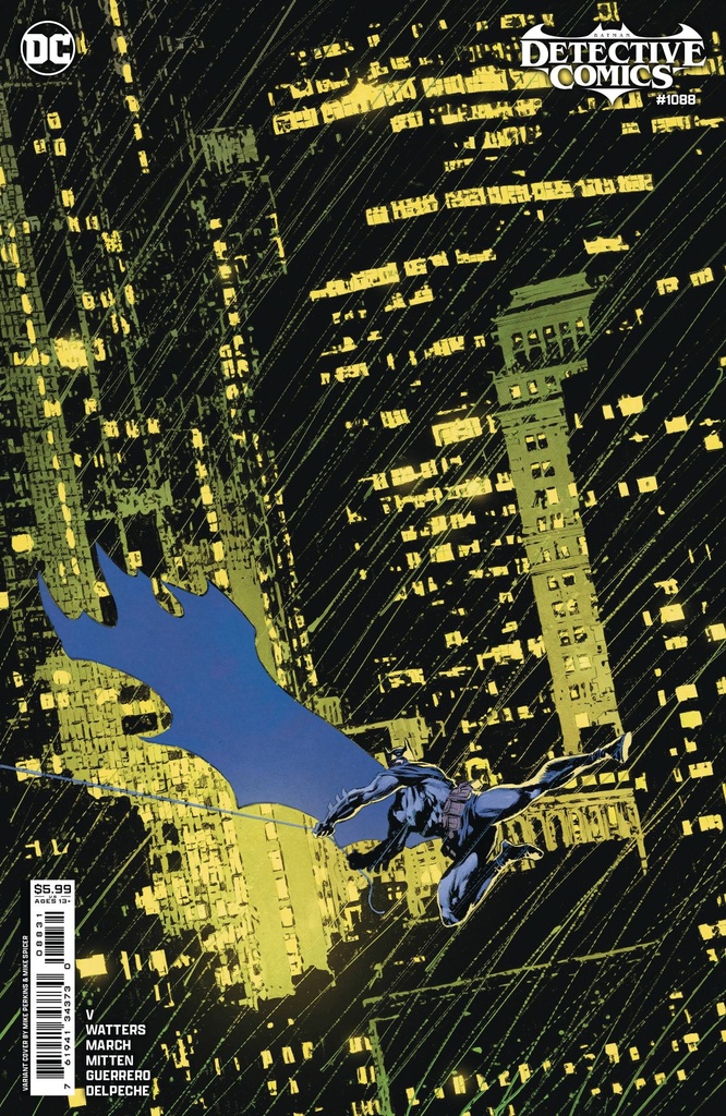 Detective Comics #1088 (Cover B Mike Perkins Card Stock Variant)