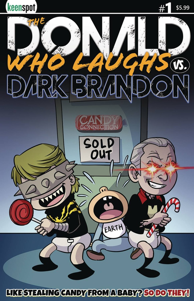 Donald Who Laughs vs. Dark Brandon #1 (Cover E Dark Babies Variant)