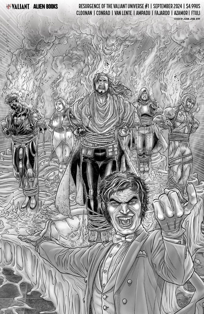 Resurgence of the Valiant Universe #1 of 4 (Cover E Juan Jose Ryp Virgin Variant)