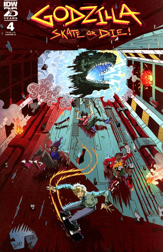 Godzilla: Skate or Die #4 (Cover A Louise Joyce)
