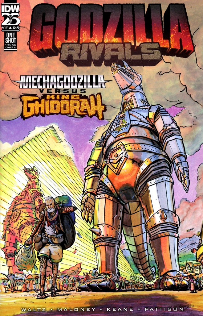 Godzilla Rivals: Mechagodzilla vs. King Ghidorah #1 (Cover A Casey Maloney)