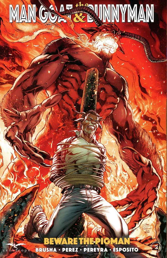 Man Goat & The Bunnyman: Beware of The Pigman #3 of 3 (Cover B Igor Vitorino)