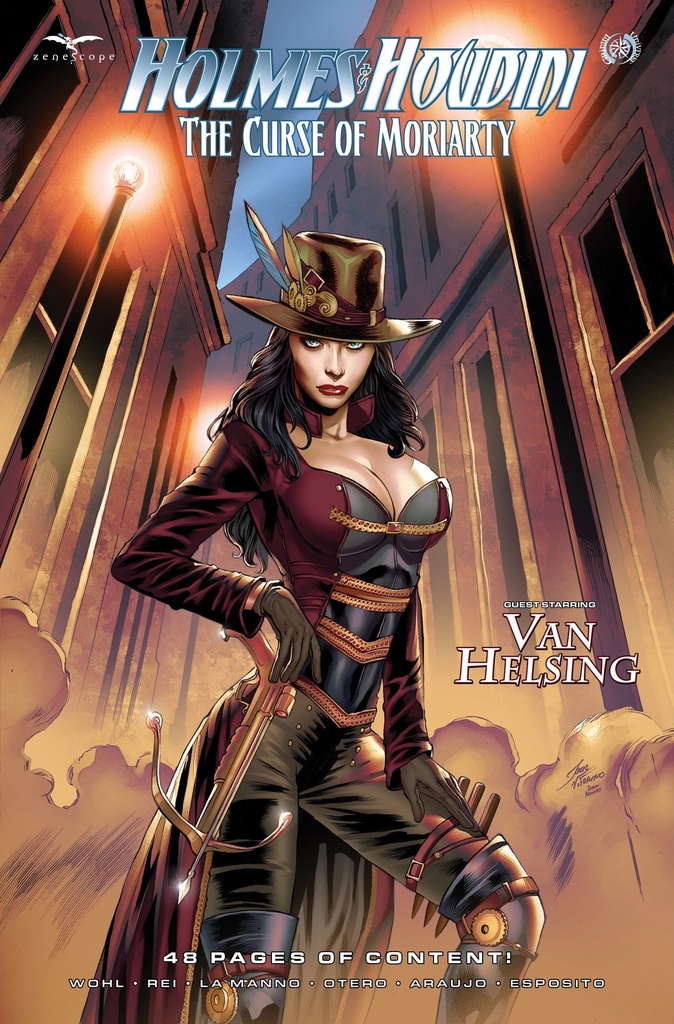 Holmes & Houdini: Curse of Moriarty #1 (Cover B Igor Vitorino)