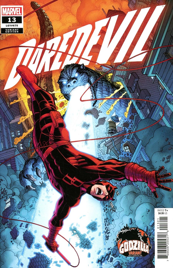 Daredevil #13 (Nick Bradshaw Godzilla Variant)