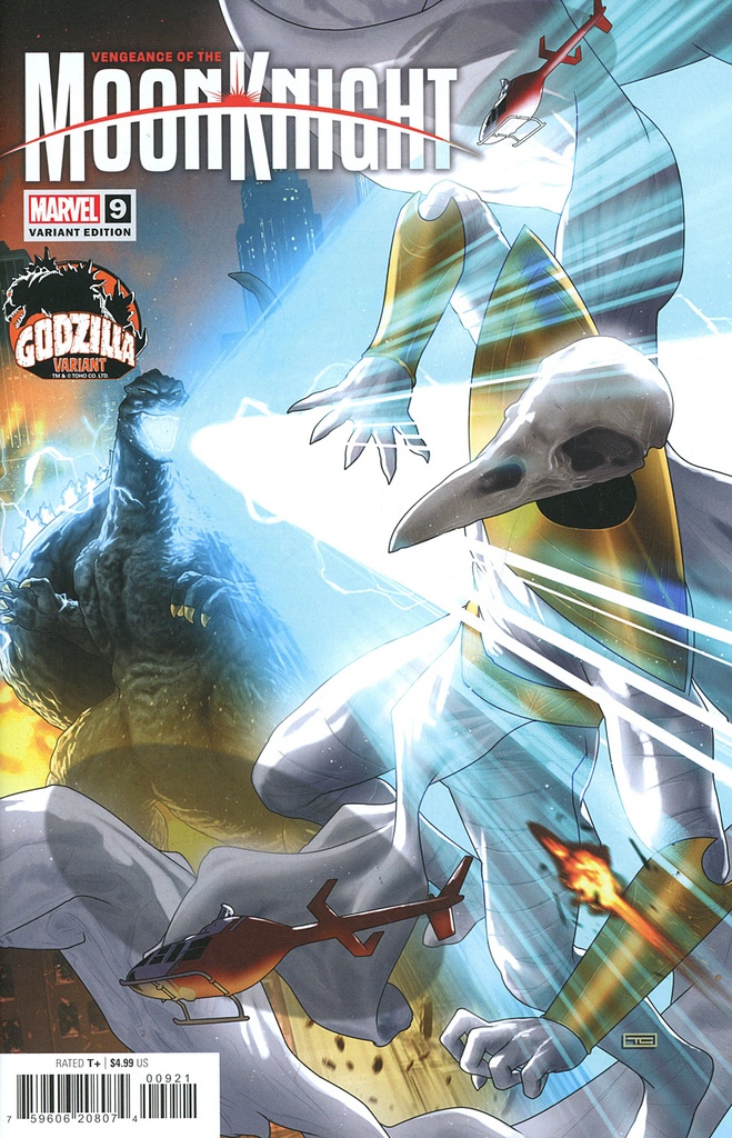 Vengeance of the Moon Knight #9 (Taurin Clarke Godzilla Variant)