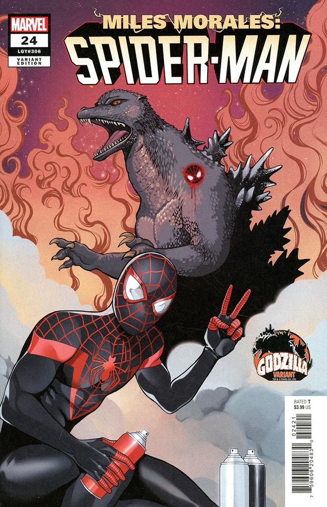 Miles Morales: Spider-Man #24 (Romy Jones Godzilla Variant)