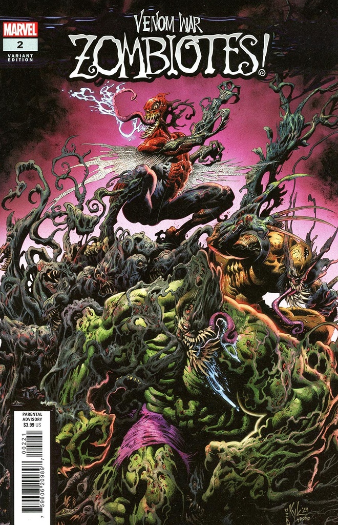 Venom War: Zombiotes #2 of 3 (Kyle Hotz Variant)