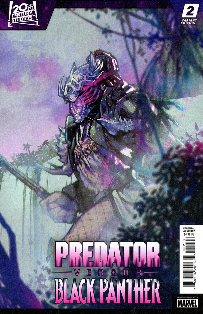 Predator vs. Black Panther #2 of 4 (Rose Besch Variant)
