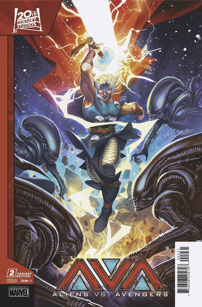 Aliens vs. Avengers #2 of 4 (Mateus Manhanini Variant)