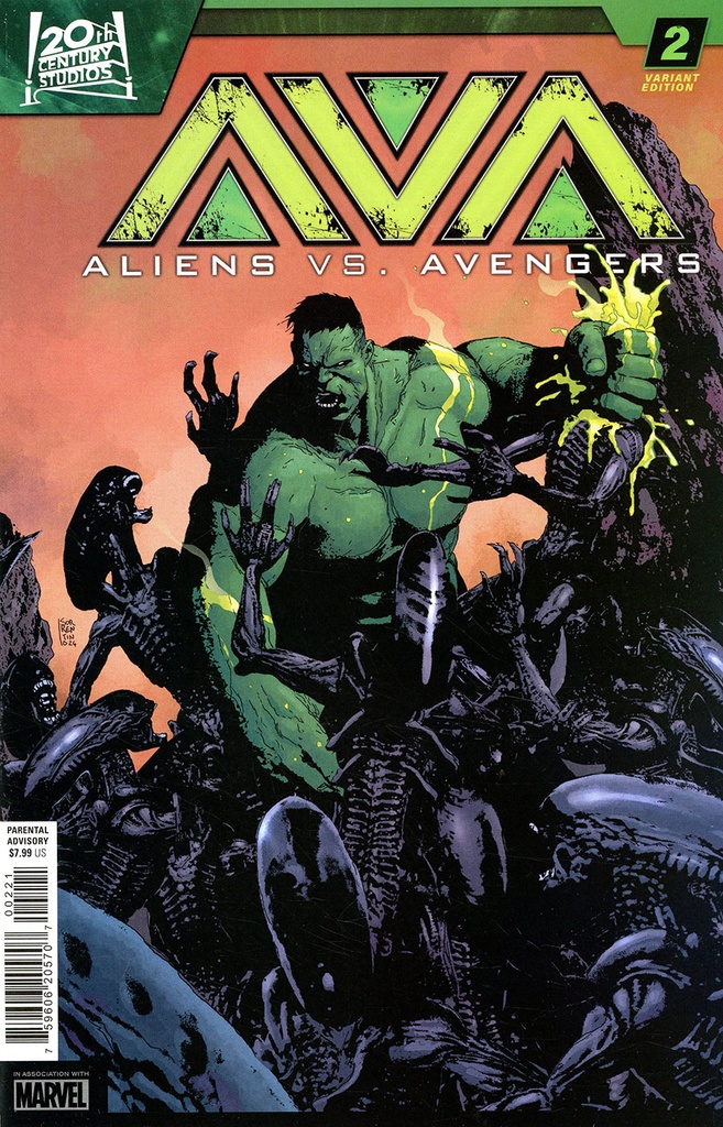 Aliens vs. Avengers #2 of 4 (Andrea Sorrentino Variant)