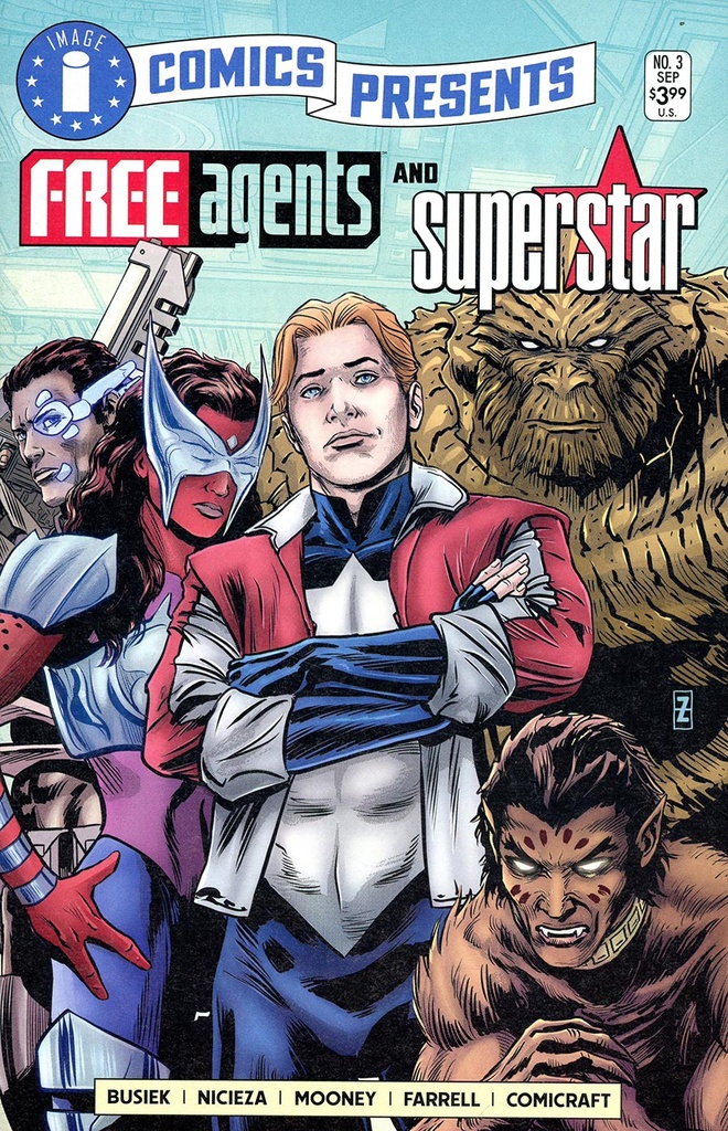 Free Agents #3 (Cover C Patrick Zircher & Ellie Wright)