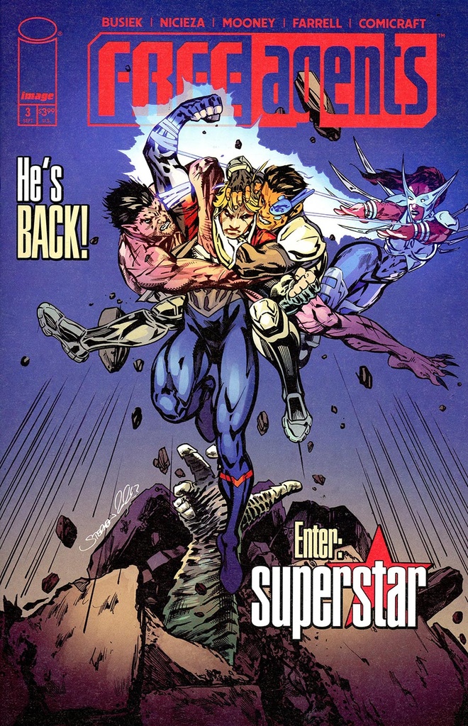 Free Agents #3 (Cover A Stephen Mooney)