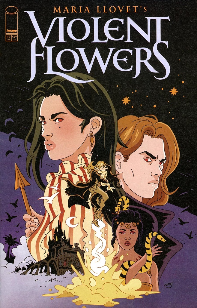 Maria Llovet's Violent Flowers #1 of 4 (Cover E Jesus Orellana)