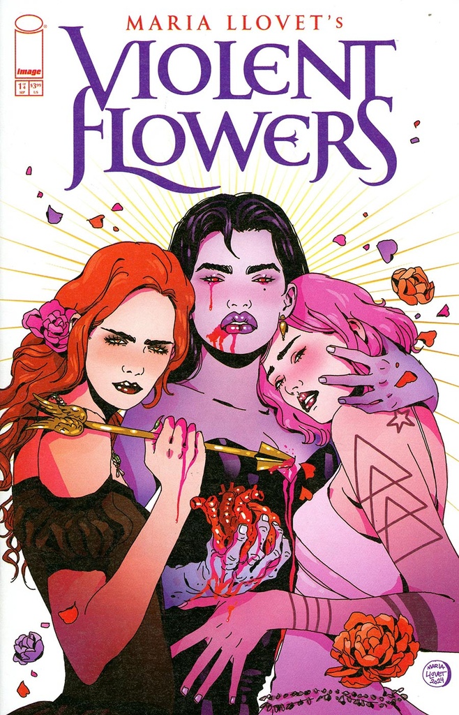 Maria Llovet's Violent Flowers #1 of 4 (Cover A Maria Llovet)