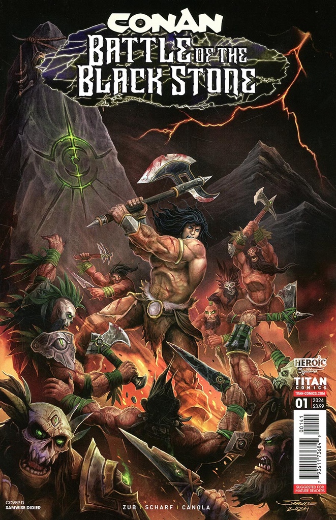 Conan the Barbarian: Battle of the Black Stone #1 (Cover D Samwise Didier)