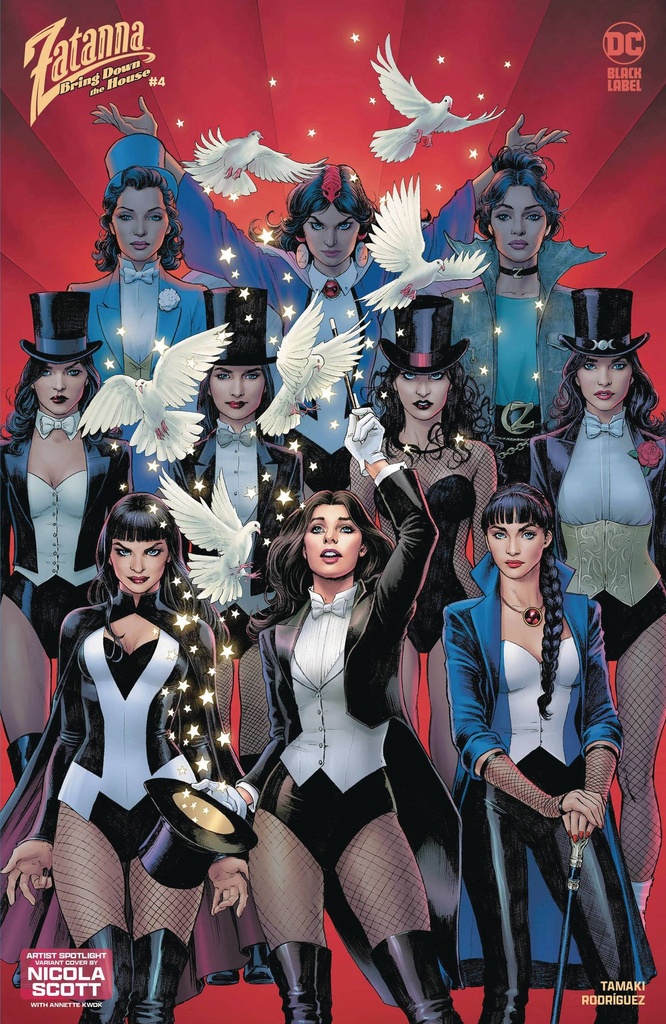Zatanna: Bring Down the House #4 of 5 (Cover D Nicola Scott Artist Spotlight Variant)