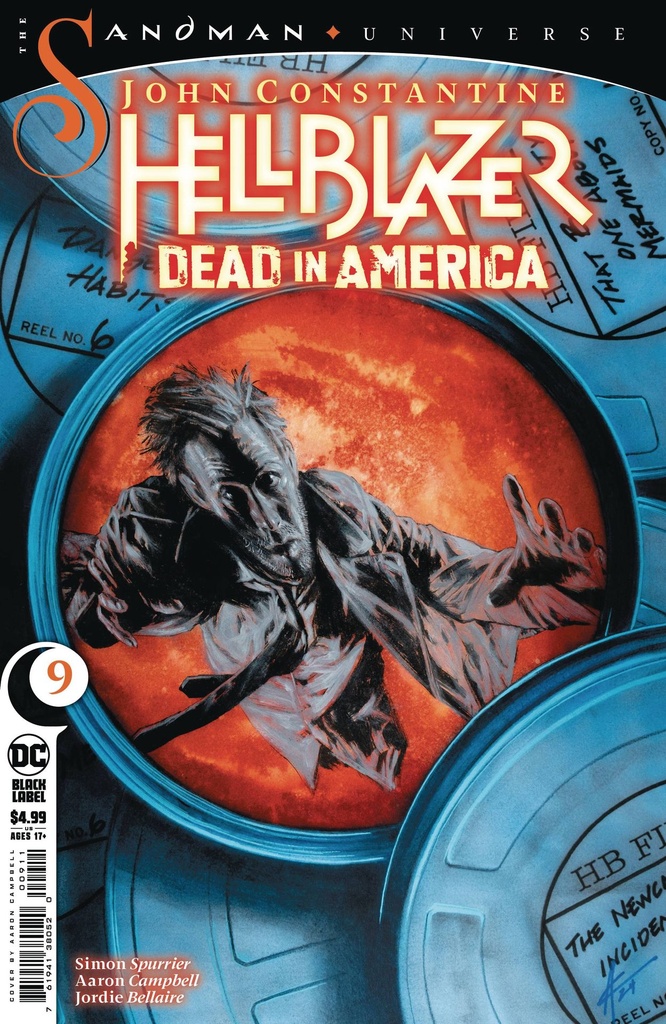 John Constantine, Hellblazer: Dead in America #9 of 11 (Cover A Aaron Campbell)