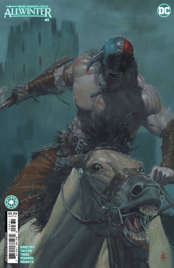 Dark Knights of Steel: Allwinter #3 of 6 (Cover C Riccardo Federici Card Stock Variant)