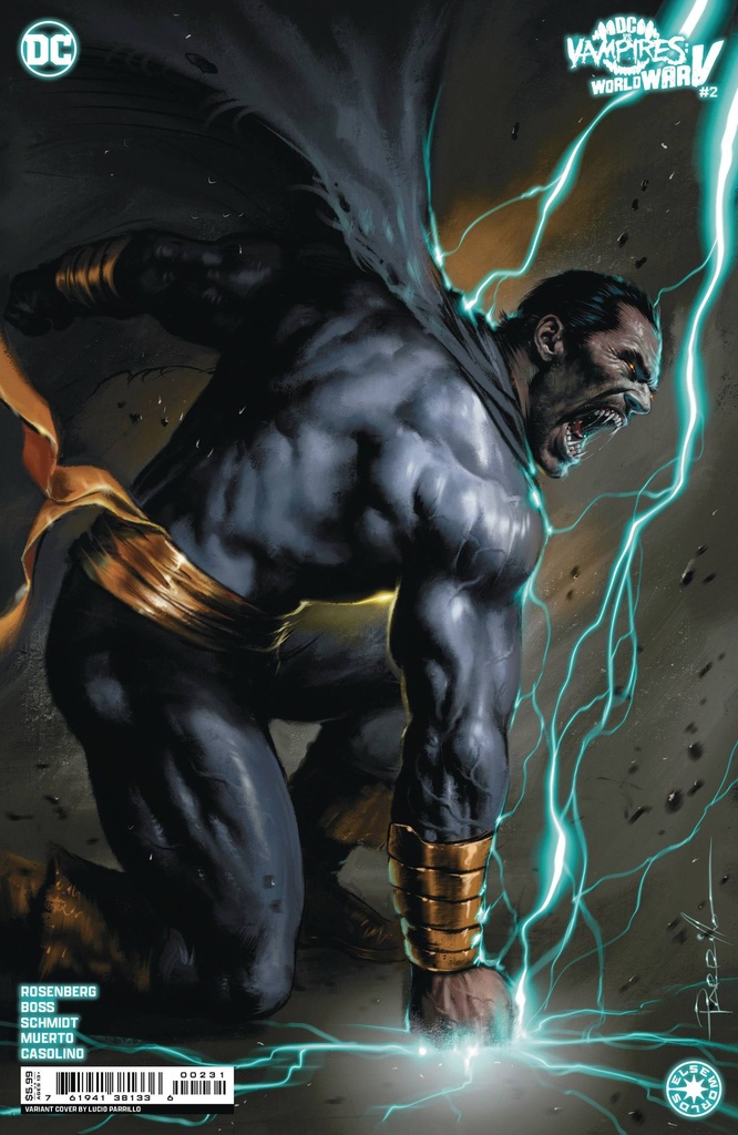 DC vs. Vampires: World War V #2 of 12 (Cover C Lucio Parrillo Card Stock Variant)