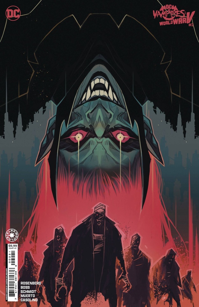 DC vs. Vampires: World War V #2 of 12 (Cover B Caspar Wijngaard Card Stock Variant)